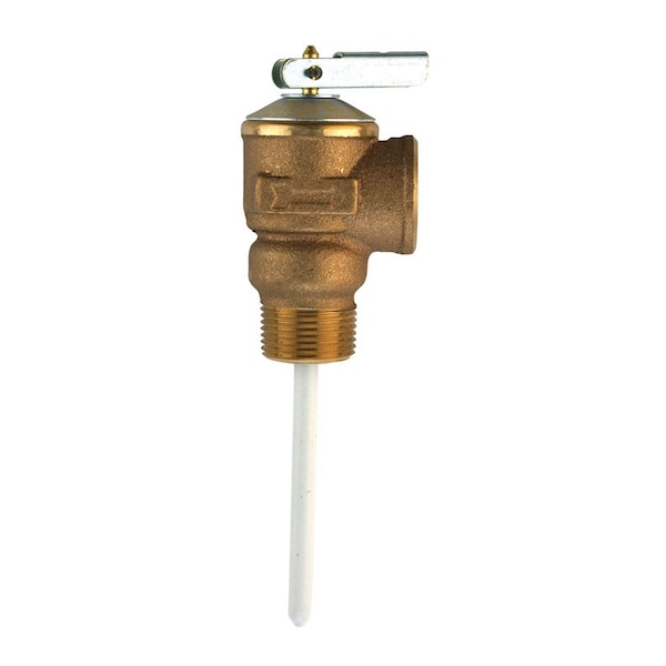 Cash Acme Cash Acme 3/4 in. Bronze Temperature and Pressure Relief Valve 15914A-0125 - main